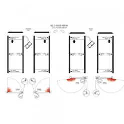 Porta moderna Artigianale Marca scrigno - porta battente filo muro scrigno filo 44 - filo parete da verniciare in opera SCONTATA