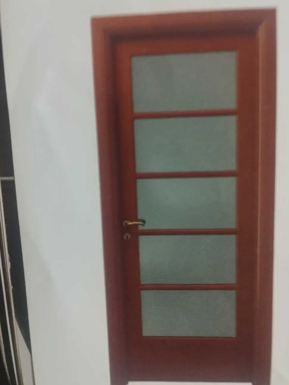 Porta moderna Garofoli Porta battente mod supra 5v con vetro SCONTATA