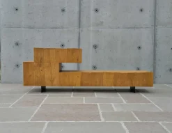 Porta tv in stile design Artigianale in legno Offerta Outlet