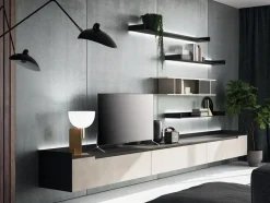 Porta tv per il living modello Slim 3 di Dall'agnese scontato