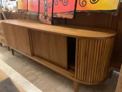 Porta tv per il soggiorno modello Mobile porta tv teak 200 di Outlet etnico scontato