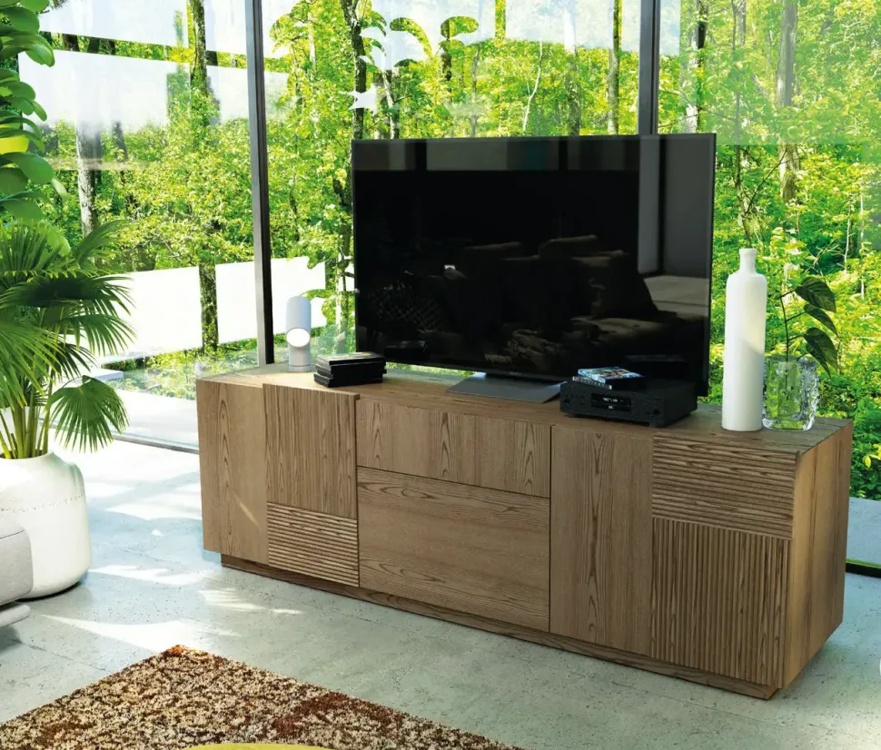 Porta tv per il soggiorno modello 1446 ptv di Mobilificio bellutti scontato