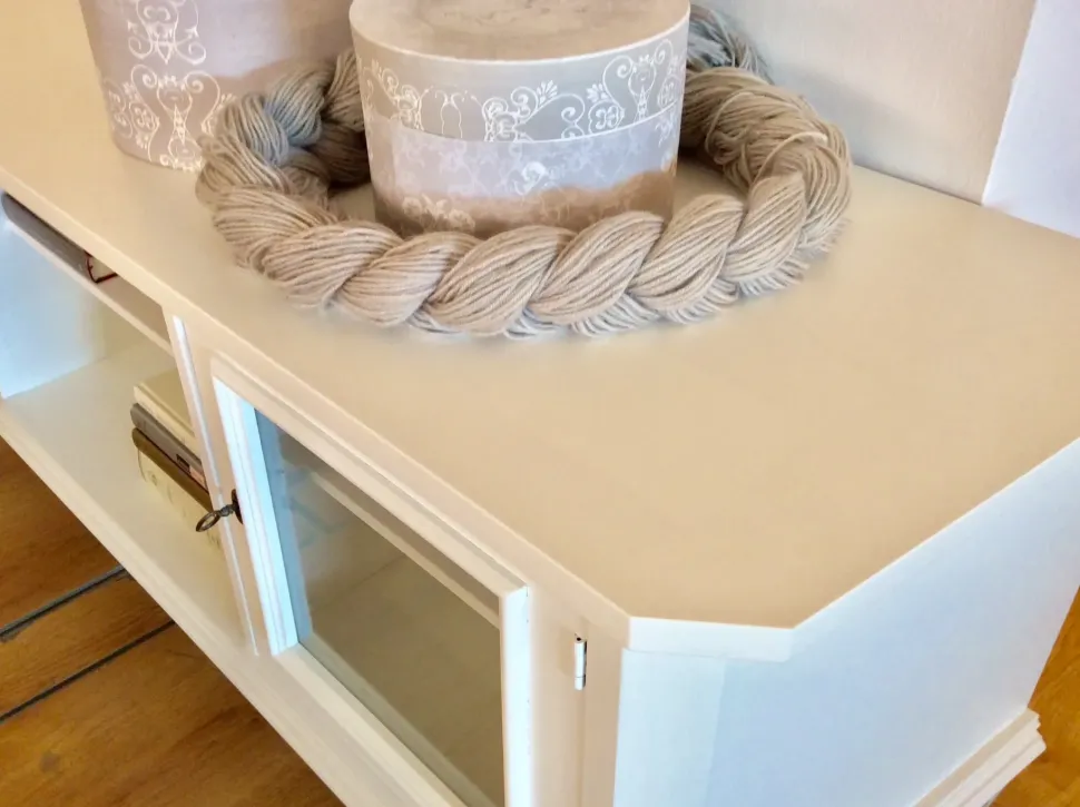 Porta tv Ptv Artigianale in legno a prezzo Outlet