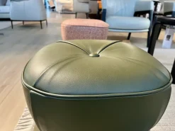 Pouf modello Leplì design Poltrona frau a PREZZI OUTLET