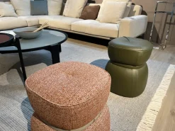 Pouf modello Leplì design Poltrona frau a PREZZI OUTLET