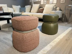 Pouf modello Leplì design Poltrona frau a PREZZI OUTLET