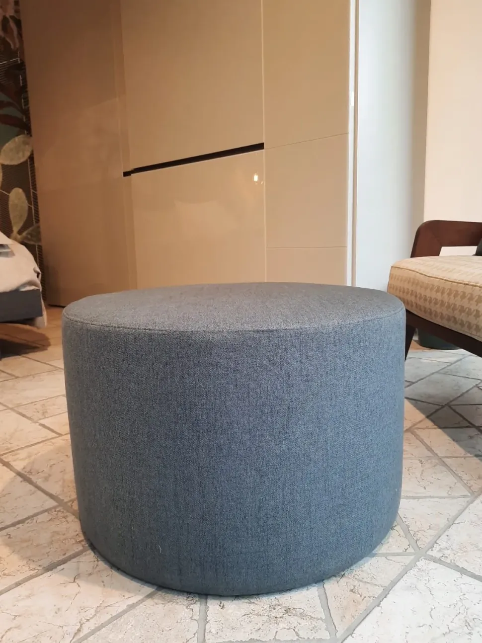Pouf moderno modello Rotondo V&nice in Offerta Outlet