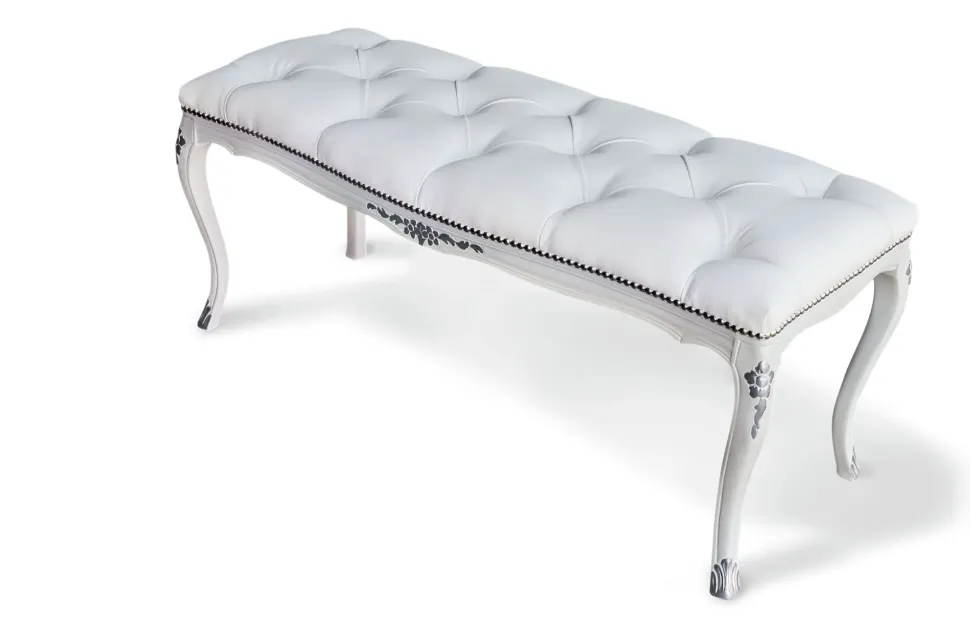 Pouf senza letto Modello 80 capitonèe Artigianale con forte sconto