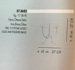 Prezzi ribassati per il tavolino design 87.8685 di Banci