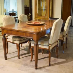 Prezzi ribassati per il tavolino classico Noce di Artigianale