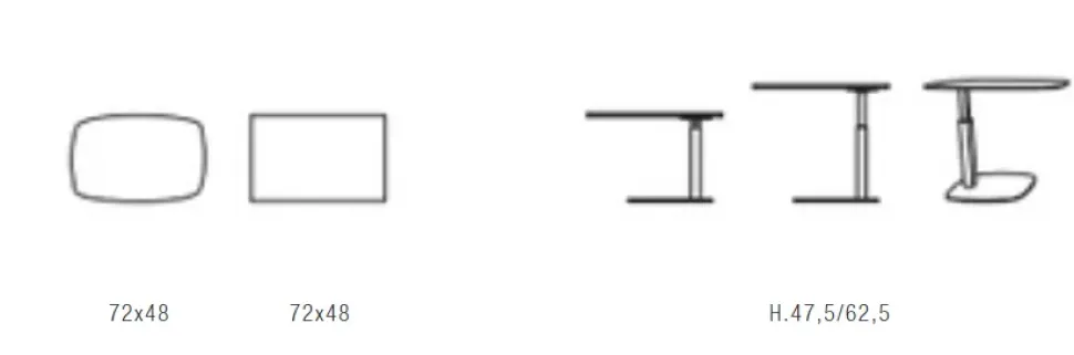 Prezzi ribassati per il tavolino design Servus di Easyline
