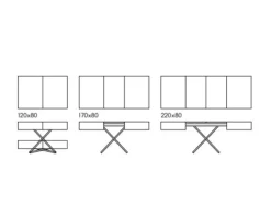 Prezzi ribassati per il tavolino moderno Tavolo trasformabile di Collezione esclusiva
