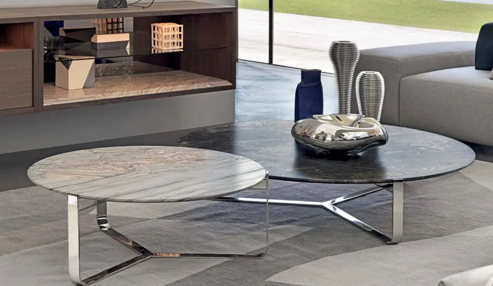 Prezzi ribassati per il tavolino design Yari di Flou