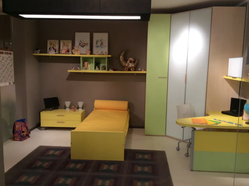 Progetta la tua cameretta Qik Doimo Cityline in laminato opaco a prezzo Outlet!