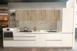 Progetta la tua cucina bianca moderna lineare Start con Veneta Cucine!