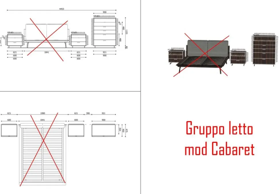 Progettista interni: scopri il comodino Sangiacomo Mod Cabaret in legno a prezzo scontato!