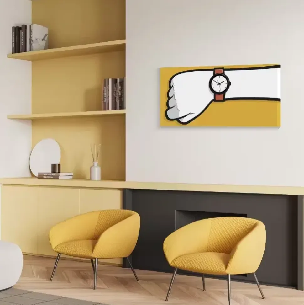 Quadro altre tipologie Quadro con orologio  Md work a prezzo Outlet