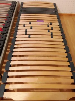 Rete letto Corrado blues fissa di Falomo in OFFERTA OUTLET