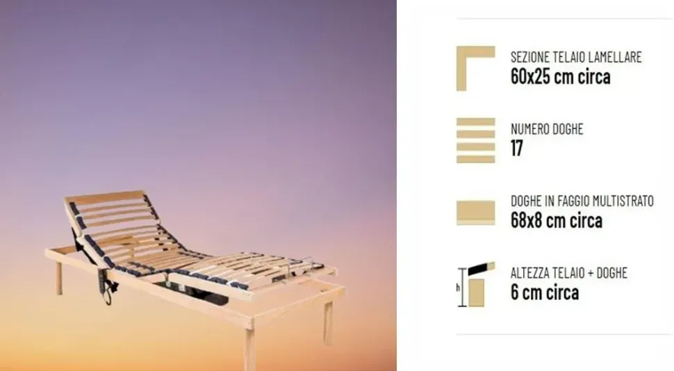 Rete letto della marca Ideariposo SCONTATA a PREZZI OUTLET