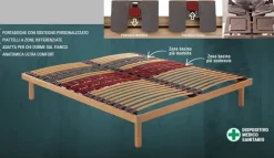 Rete letto di Ideare modello Elba top PREZZI OUTLET