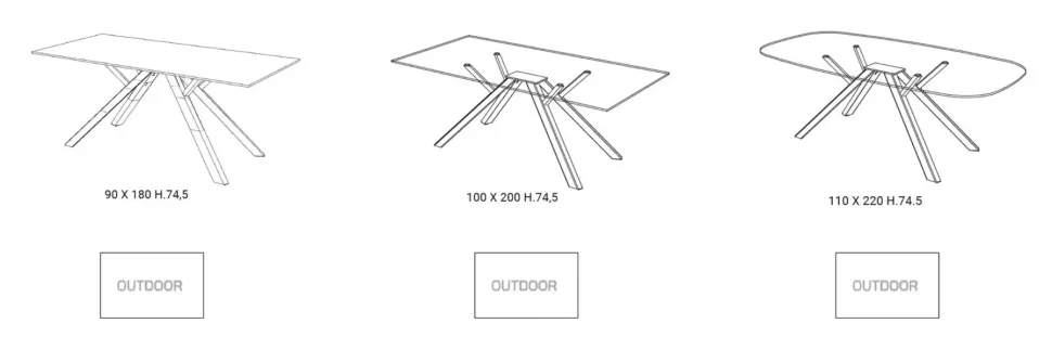Richiedi il prezzo del tavolo Mizar Easyline