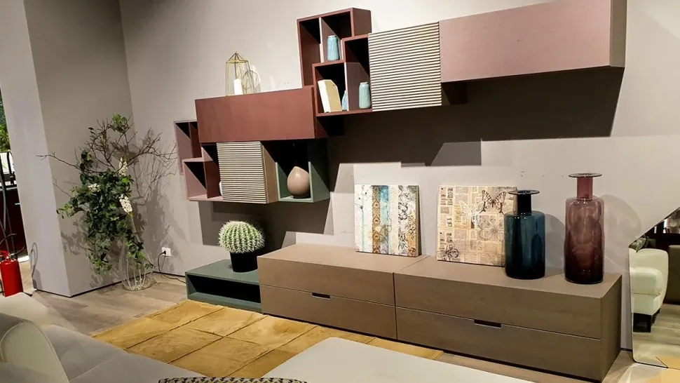 Richiedi il prezzo della parete attrezzata Living collection zero 16 di Devina nais