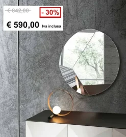 Riflessi: Specchio Circle SCONTATO. Affrettati!