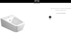 Sanitari bagno modello Degrade a marchio Simas in Ceramica a prezzo scontato