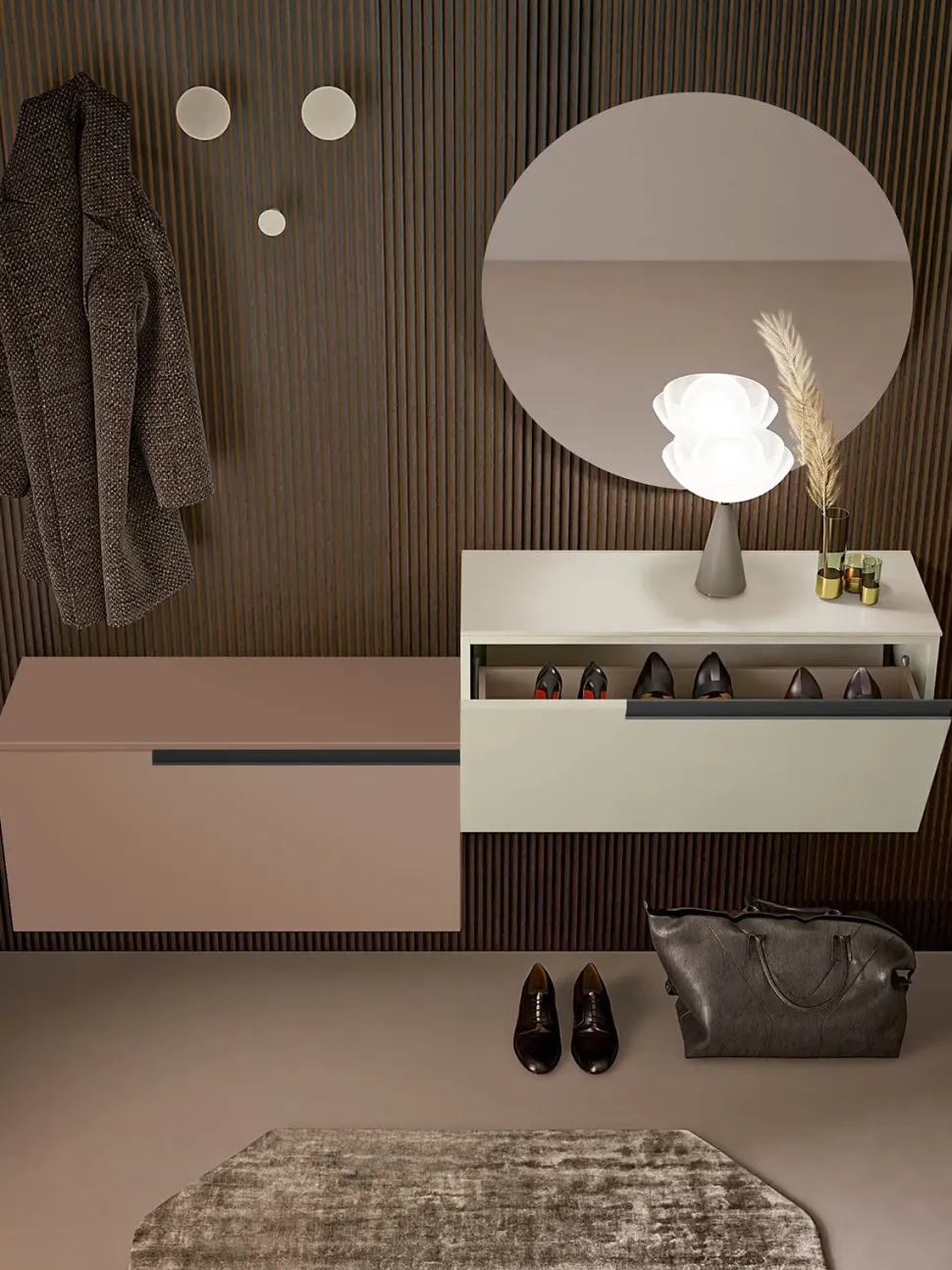 Scarpiera in melaminico Gola up di Birex a prezzi convenienti