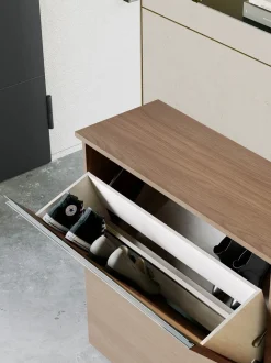 Scarpiera in melaminico Minima di Birex a prezzi outlet