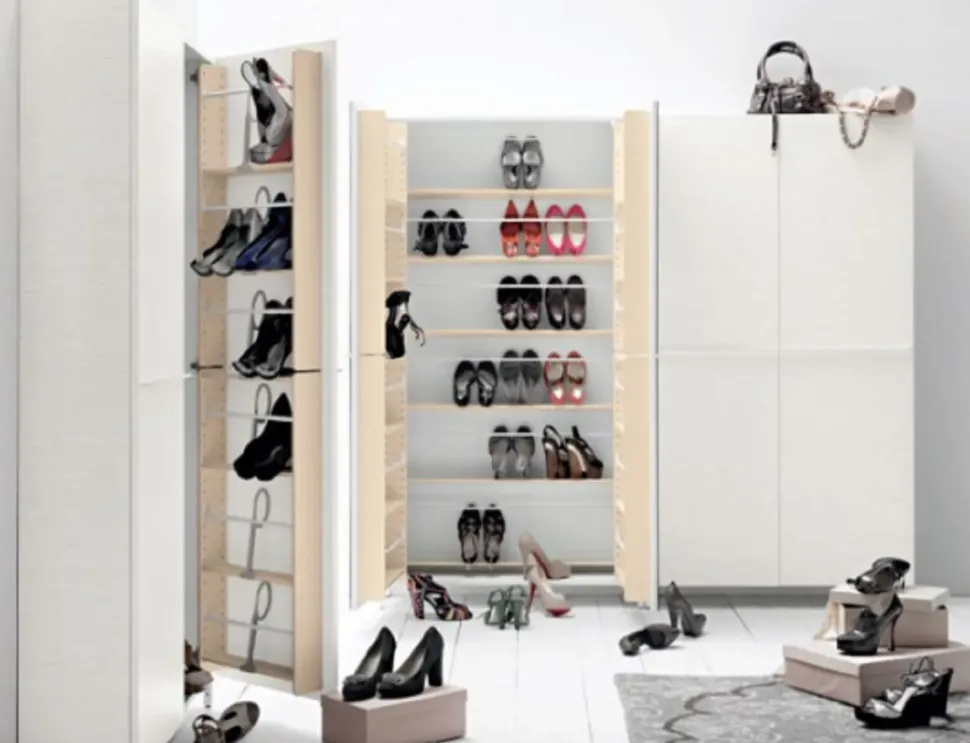 Scarpiera in specchio Linear di Birex in offerta