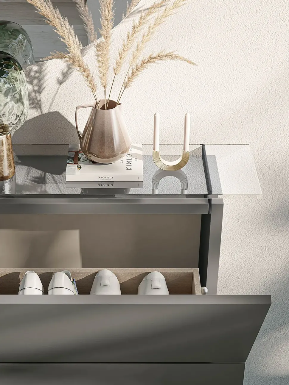 Scarpiera modello Hosoi di Birex in melaminico in Offerta Outlet