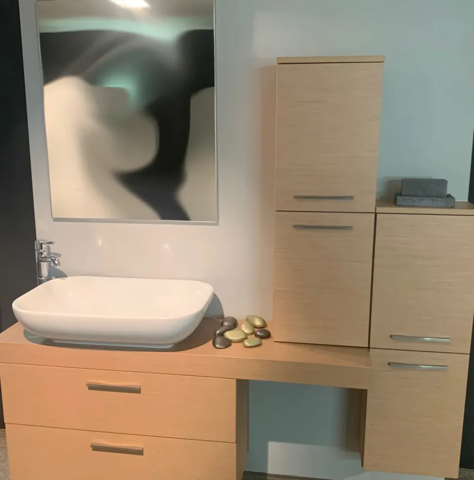 Sconto del 50% su mobile Novello Natural per arredo bagno!