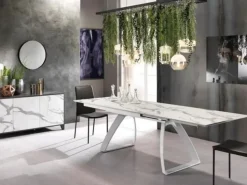 Sconto del 39% su Tavolo Barret Stones in legno rettangolare allungabile sull'eCommerce!