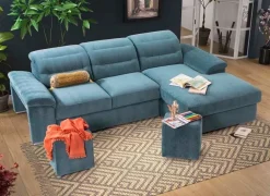 Scopri i divani letto con penisola in Tessuto Gamma a prezzo scontato!