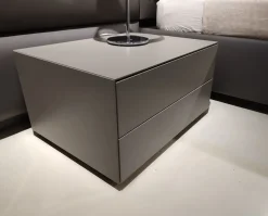 Scopri il comodino Sangiacomo Ecletto, laccato opaco a prezzo scontato!