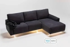 Scopri il divano con penisola Jonas Gamma a un prezzo imbattibile!