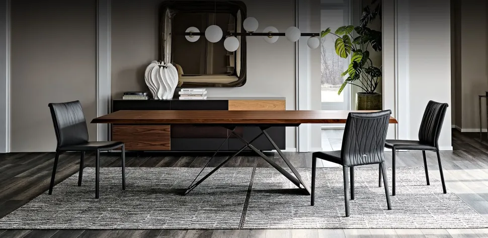 Scopri il Tavolo allungabile Premier Wood di Cattelan Italia!