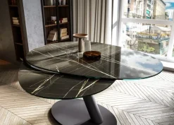 Scopri il Tavolo in Ceramica Ovale One Ozzio a prezzo scontato!