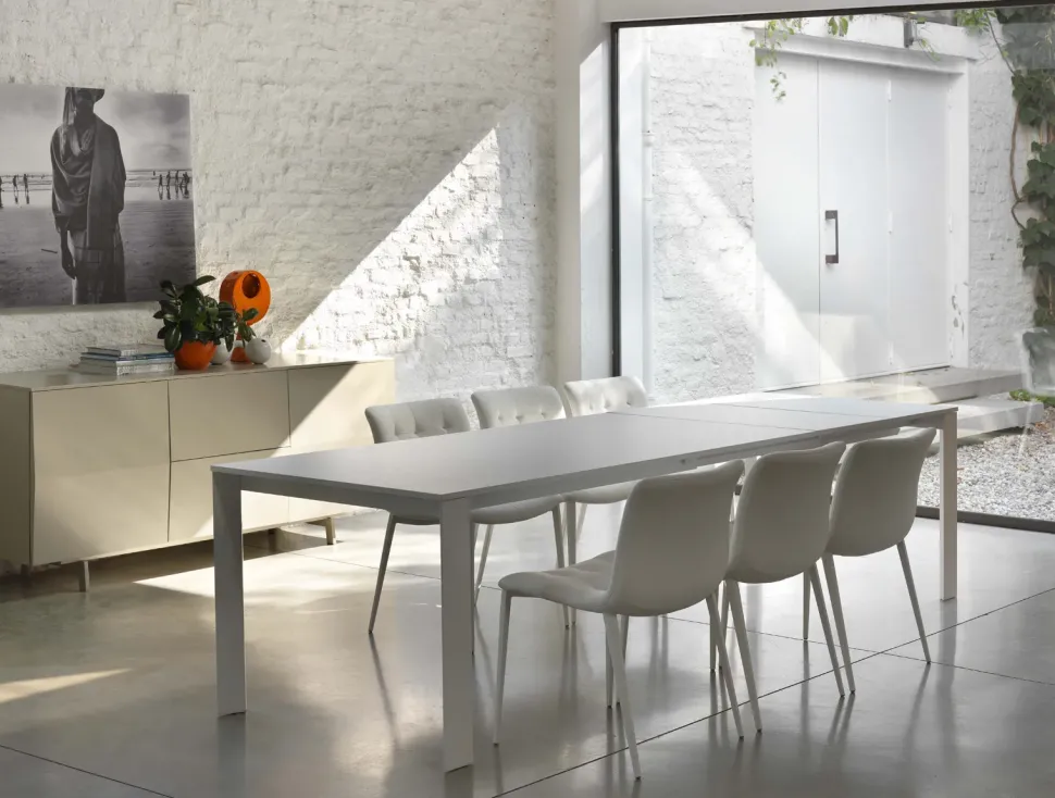 Scopri il Tavolo Pascal Bontempi in laminato allungabile con sconto del 25%!