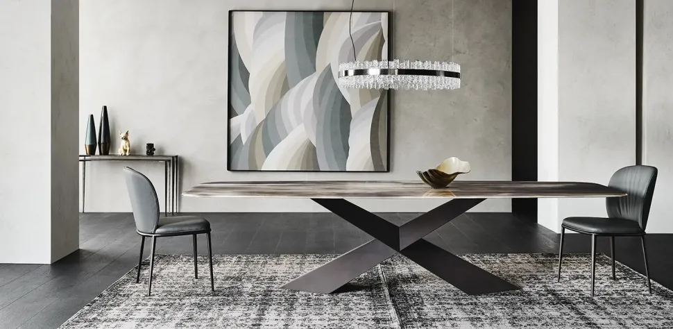 Scopri il Tavolo Tyron Crystalart di Cattelan Italia a prezzo speciale!