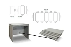 Scopri la Consolle allungabile Md Work con sconto del 46%. Pratica e funzionale, è la scelta perfetta per arredare la tua casa!
