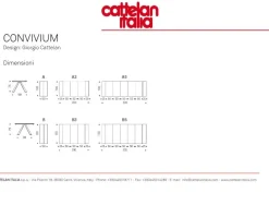 Scopri la consolle Convivum Cattelan italia con forte sconto