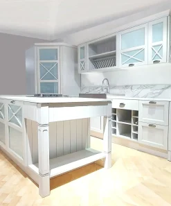 Scopri la cucina ad angolo Febal Shabby con uno sconto!
