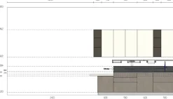Scopri la cucina moderna Scavolini Liberamente con penisola a prezzo scontato!