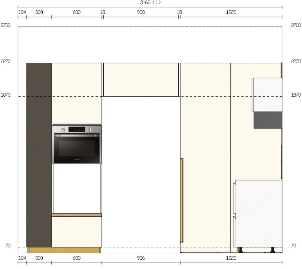 Scopri la cucina moderna ad isola Delinea di Scavolini a prezzo scontato!