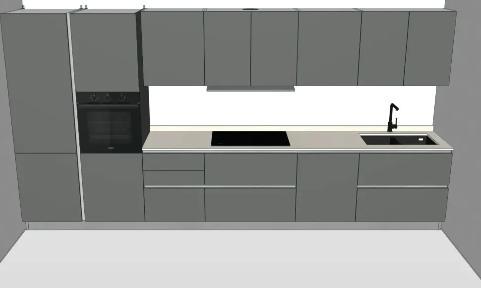 Scopri la cucina Oyster 02 di Veneta cucine in OFFERTA OUTLET