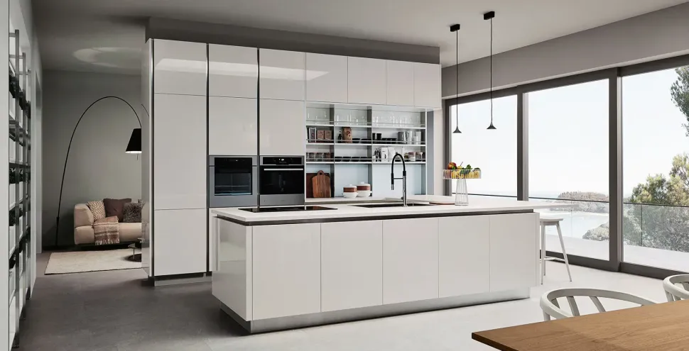 Scopri la cucina Oyster 02 di Veneta cucine in OFFERTA OUTLET