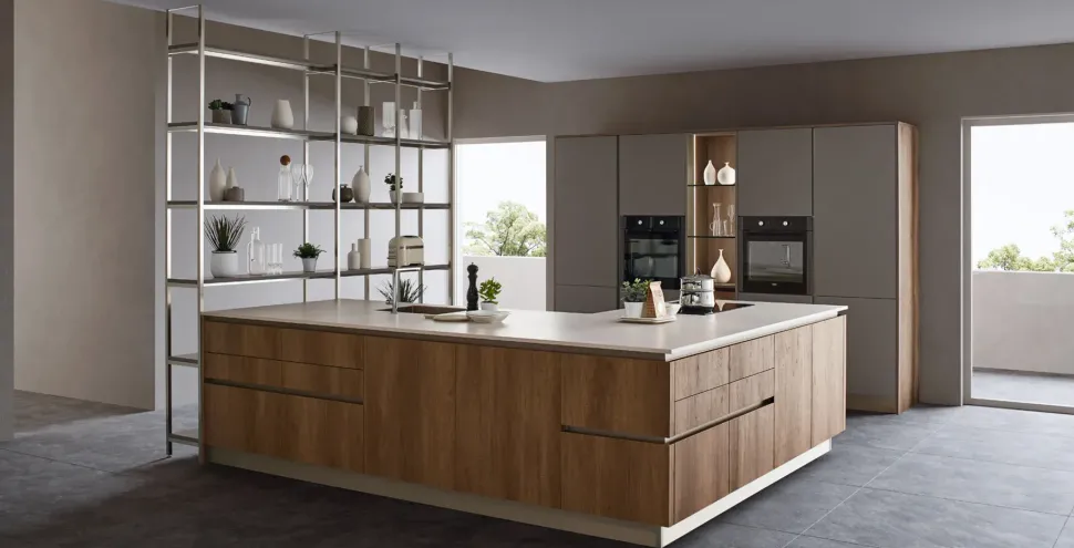Scopri la cucina Oyster 02 di Veneta cucine in OFFERTA OUTLET