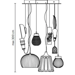 Scopri la Lampada a Sospensione Composizione o50 Karman a prezzo scontato!